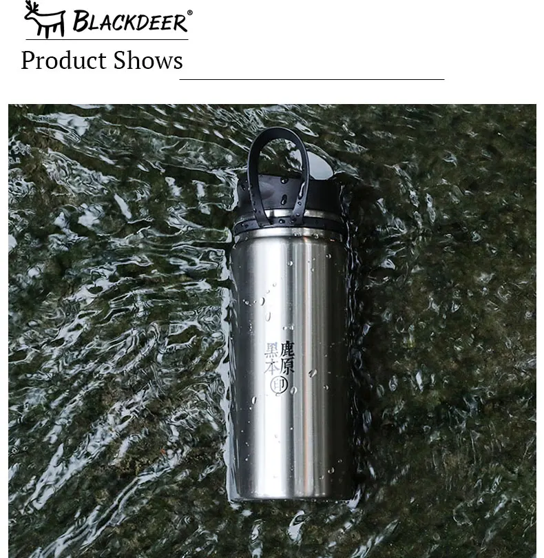 BLACKDEER чайник из нержавеющей стали для походов, термос, вакуумная колба для воды, офиса, дома, чая, уличной посуды