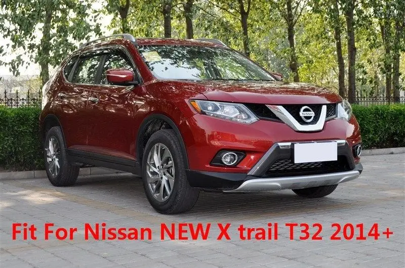 Хромированная передняя решетка радиатора отделка крышки 2 шт. для Nissan X trail T32 2014 2015