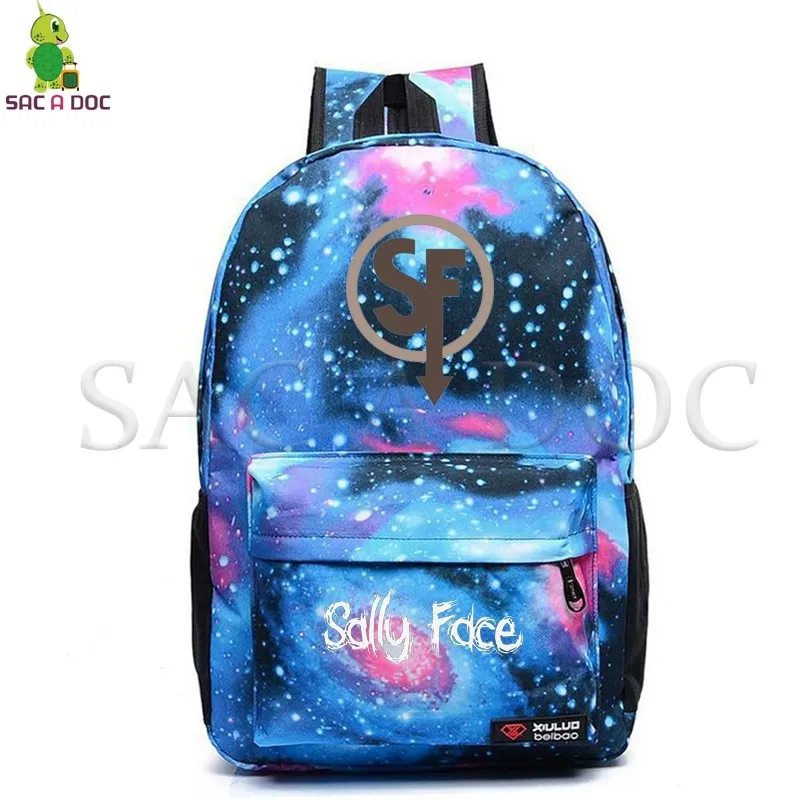 Sally Face игровой космический рюкзак, модный рюкзак для ноутбука, Мультяшные школьные сумки для подростков мальчиков и девочек, повседневный дорожный рюкзак - Цвет: 6