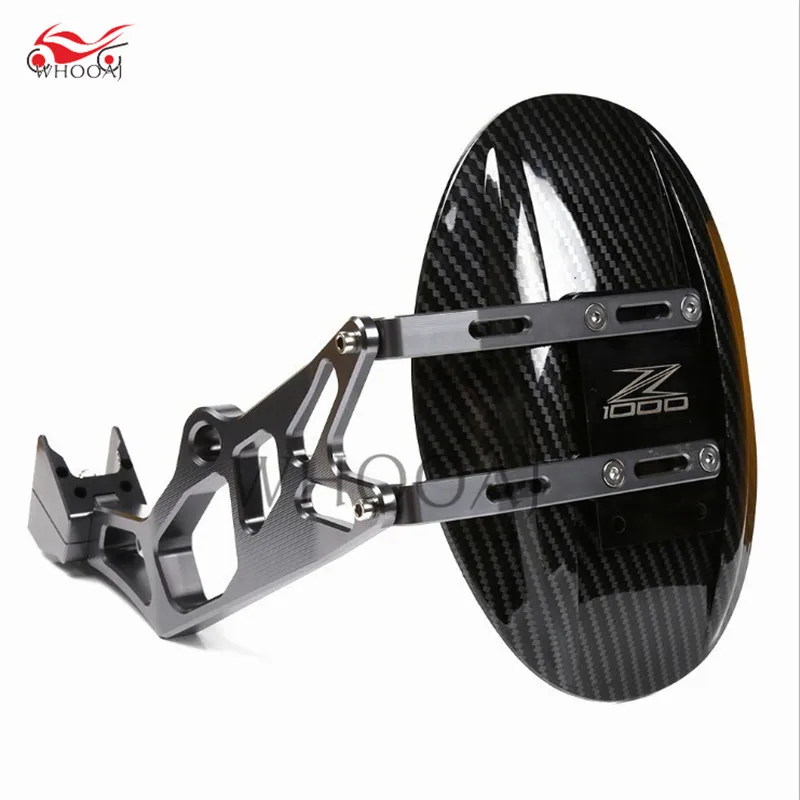 Rear Wheel Tire Fender Bracket Mudguard Splash Mud Dust Guard Shield Carbon For Kawasaki Z1000 2010-2016 | Автомобили и мотоциклы