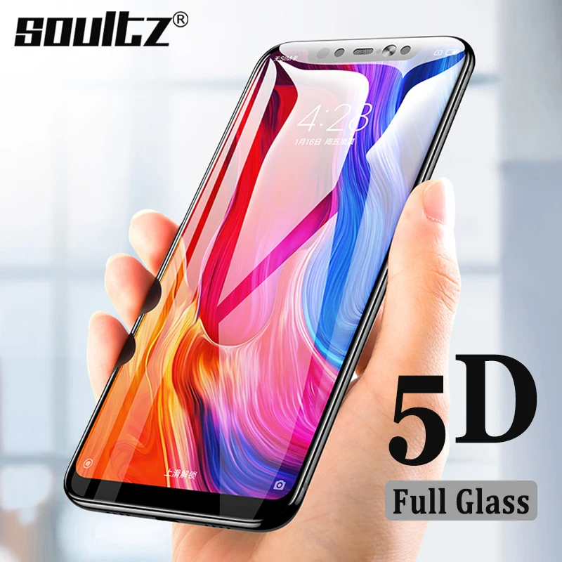 Закаленное стекло Soultz 5D для Xiaomi Mi 8 Explorer Edition SE A2 Lite 6X Защита экрана Redmi 6A 6 Pro