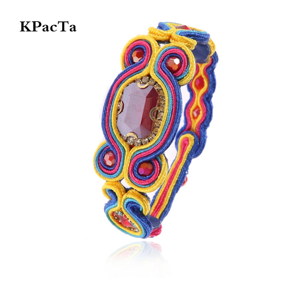 Новинка креативный кожаный браслет KPACTA в этническом стиле модные ювелирные