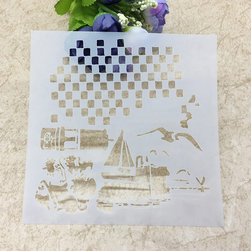 

1 лист трафареты для скрапбукинга DIY/фотоальбома, декоративное тиснение, DIY бумажные карты ремесла 05