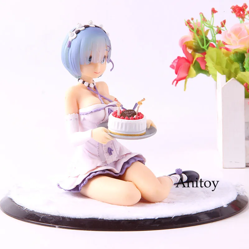 Re Zero Rem фигурка Re: жизнь в другом мире от Zero Rem торт на день рождения Ver. Фигурка Коллекционная модель игрушки для подарка