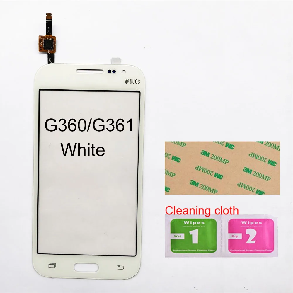 White No Tools 4,5 ''для samsung Galaxy DUOS Core Prime G360 G360H G3608 G361 G361H G361F сенсорный экран дигитайзер сенсор сенсорная стеклянная панель объектива - Цвет: White No Tools