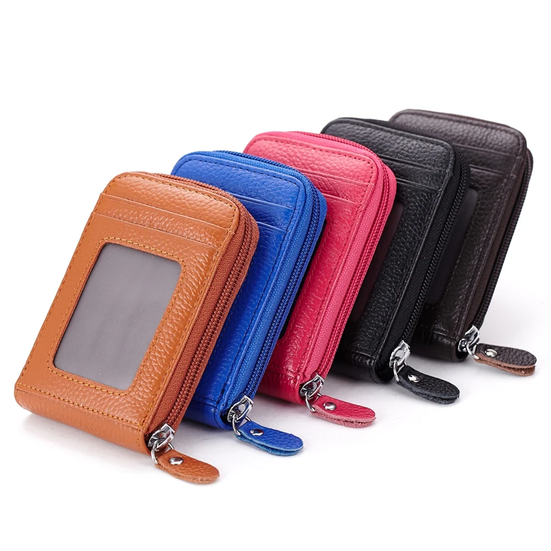 2017 New Casual Genuine Leather Card Pack Multi-Card Bit Sets Women Cowhide Business Package | Багаж и сумки