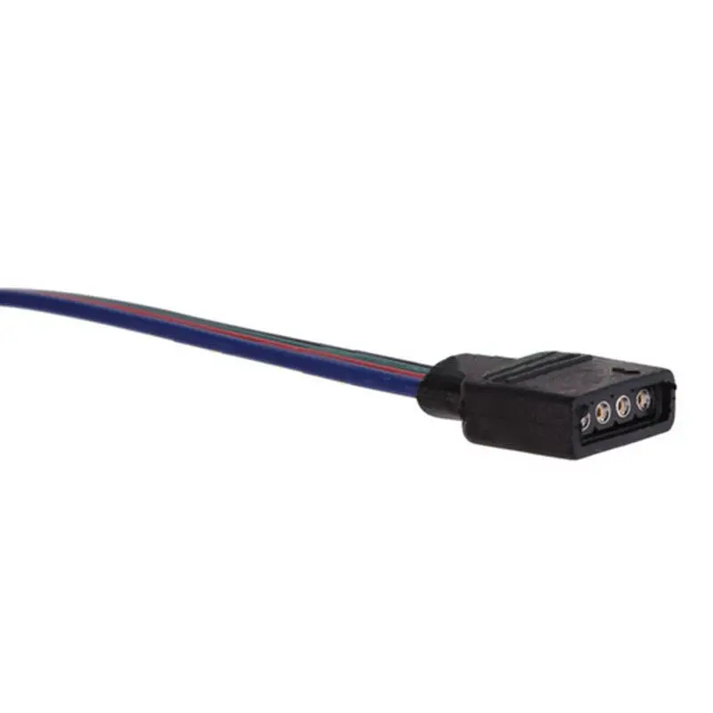 5 шт. 4pin печатной платы провода светодиодный RGB светильник полосой 4 pin Женский/мужской подключить провод кабель для SMD 5050/3528 RGB Светодиодные ленты светильник