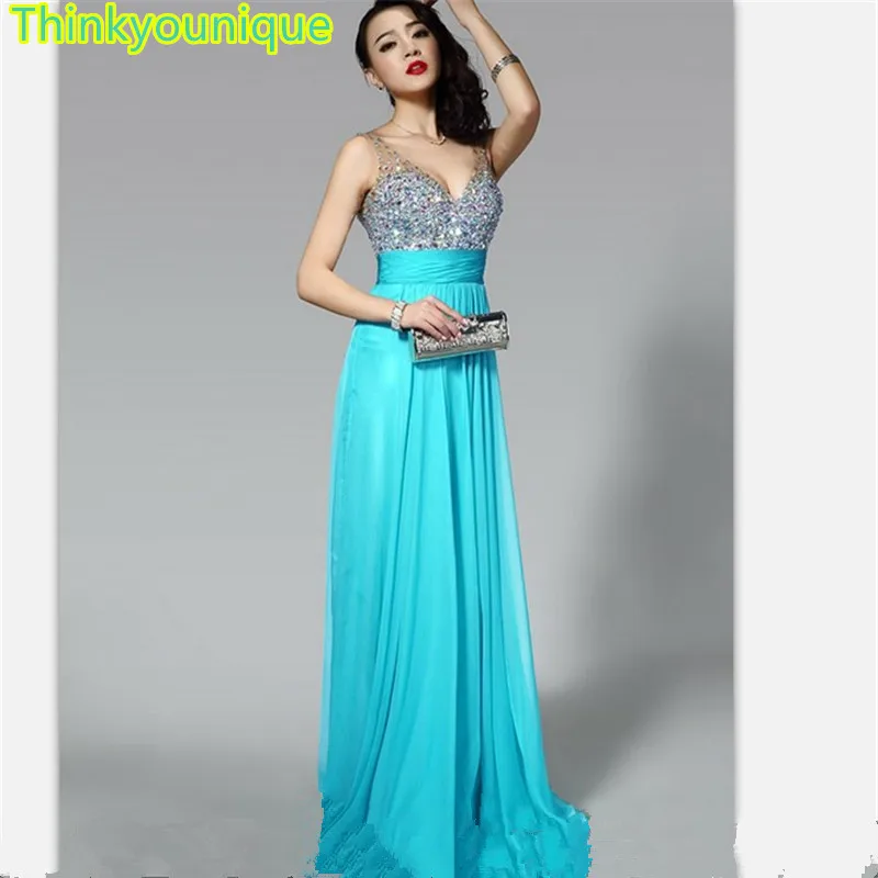 

Evening Dress vestidos TK025 2019 Latest Design A-Line Floor-Length Crystal and Sequined Sweetheart Sheer Strap Open Back Sexy
