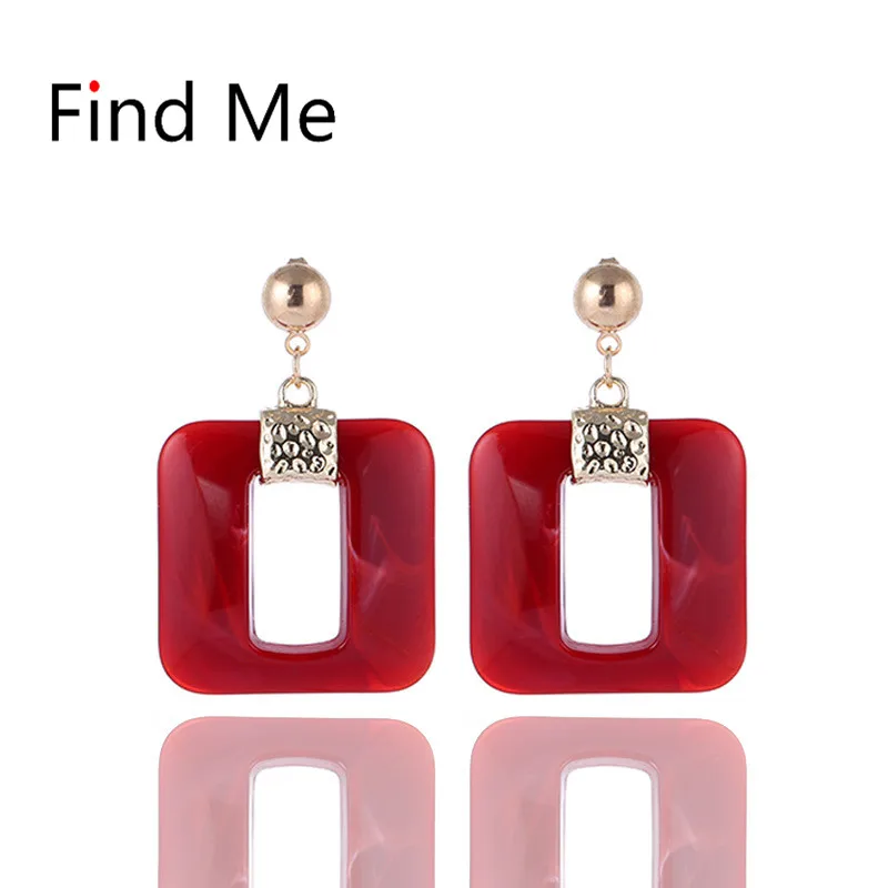 Find Me 2020 новые высококачественные модные полимерные висячие серьги цепочки для