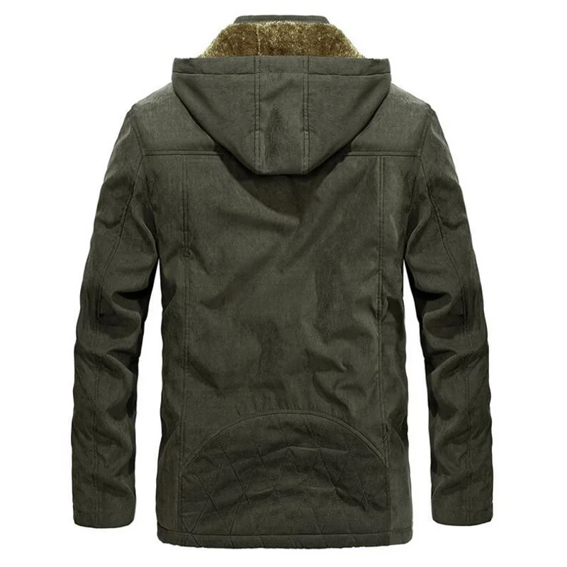 

Winter Jacket Men Military Jacket Casual Hooded Thick Warm Fleece Coat Men Jackets And Coats Windbreaker Outwear Chaqueta Hombre