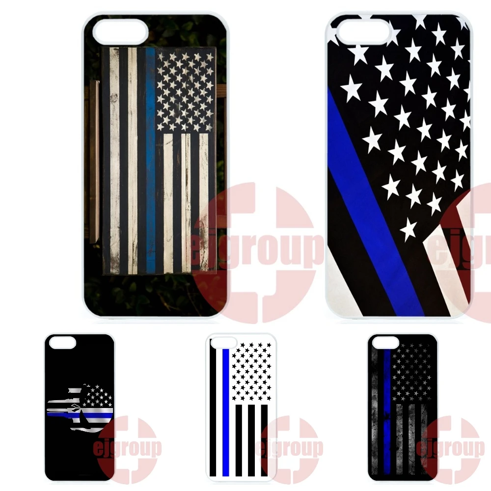 Ячейки Чехол Тонкая Голубая Линия Американский Флаг Сша Для Galaxy Y S5360 примечание 3