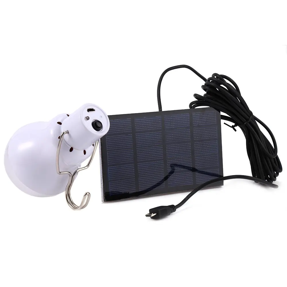 Фото 15w Solar Powered Portable Led Bulb Lamp Solar Energy lamp led lighting solar panel light Energy Solar Camping Light №2
