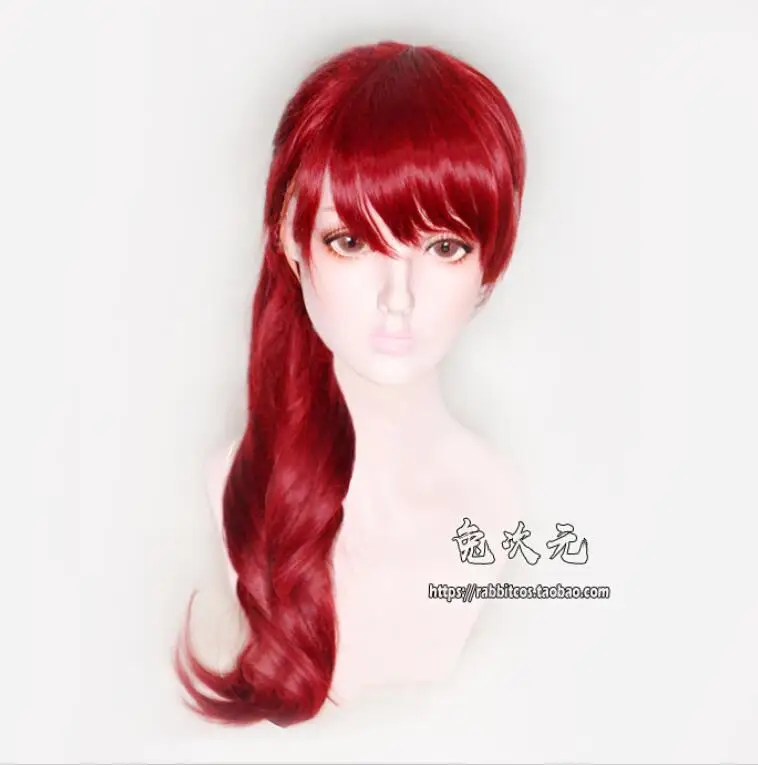 Hair Wig Persona 5 Косплей королевская Yoshizawa Kasuka kasuumi школьная форма косплей костюм парик Женщины Девушки Хэллоуин Карнавальный Костюм - Цвет: Hair Wig
