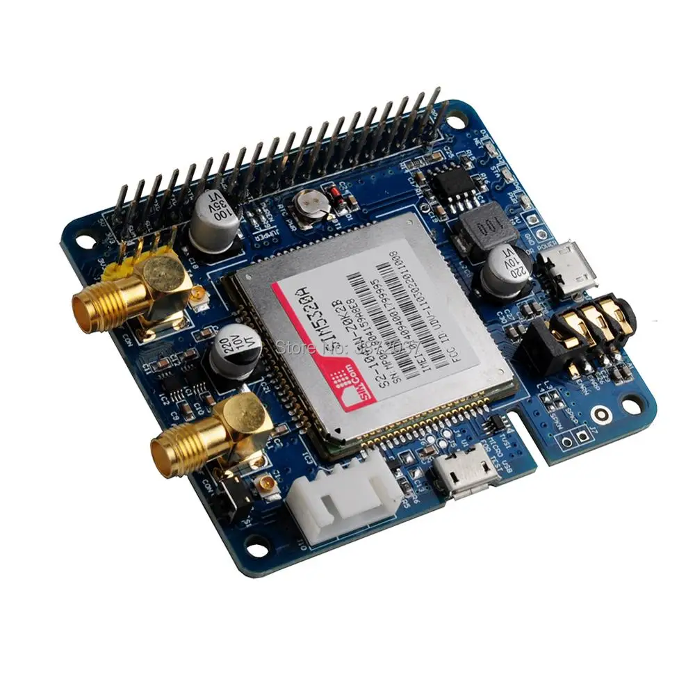 DIYmall SIM5320A 3G GSM GPRS GPS Expansion Board GPS Module WCDMA+ HSDPA 3 Channel Relay Board for Raspberry PI RPI