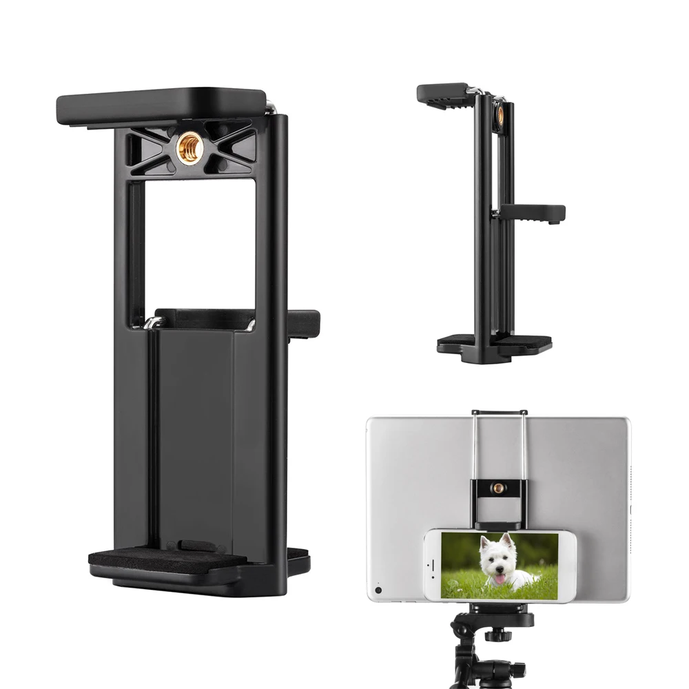 

Multifunction Dual-use Phone Clamp Clip Selfie Stick Accessory Camera Tripod Holder Phone Stand Mount Adapter