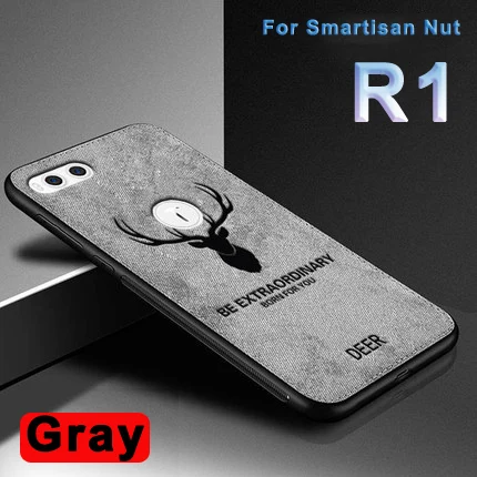 Для Smartisan Nut 3 U3 Pro Pro2 Pro2s R1 чехол мягкий хлопковый чехол для Smartisan Nut Pro 2 Pro 2s Чехол из ткани+ ТПУ чехол для телефона - Цвет: R1