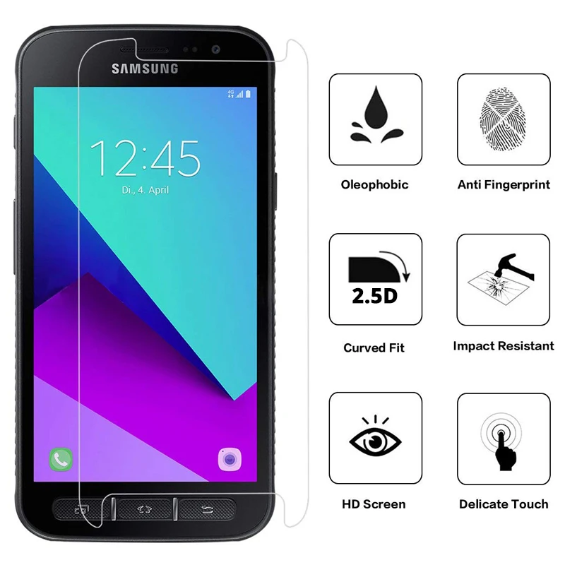 9H закаленное стекло для samsung Galaxy Xcover 4 Защита экрана для samsung X cover 4 G390F G390 2.5D Защитная стеклянная пленка HD