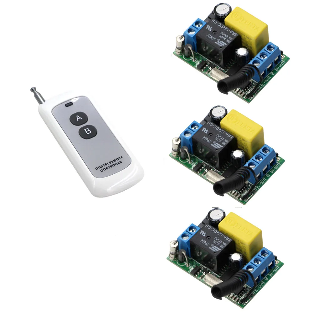 Фонарь радиочастотный с дистанционным управлением 220 В переменного тока 1 канал 10