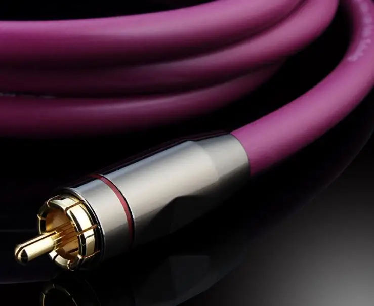 Coaxial Digital Audio Cable RCA Lotus Subwoofer Line SPDIF L211 Free Shipping |
