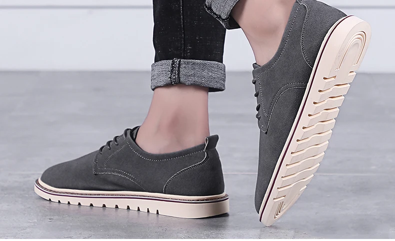 Новые Модные низкие Туфли DR Martens в британском стиле мужская повседневная кожаная обувь Туфли-оксфорды из коровьей замши на шнуровке для джентльменов; большие размеры 47
