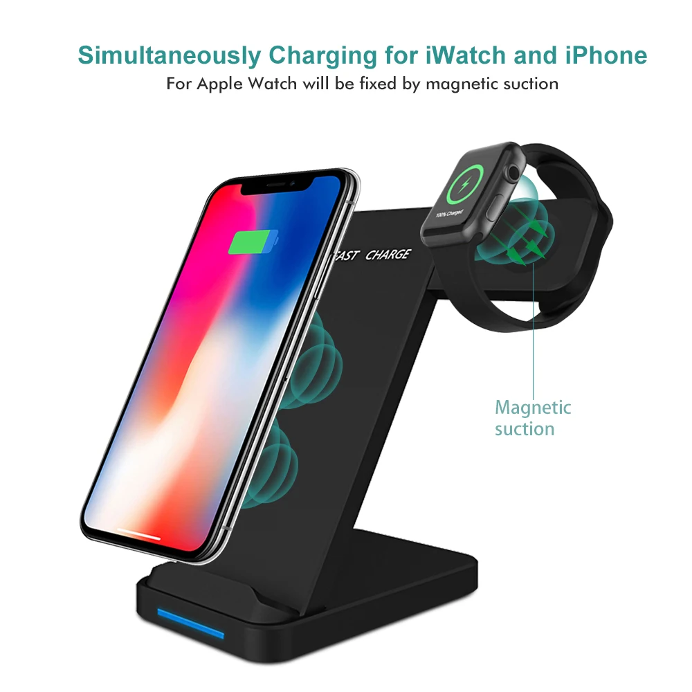 NYFundas Qi беспроводной Быстрый держатель для телефона зарядное устройство Iphone XS MAX XR