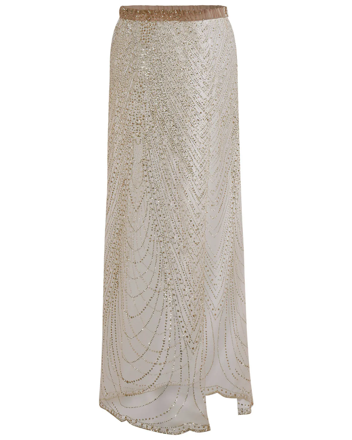 Женская длинная юбка с блестками летняя пикантная Прозрачная Юбка макси