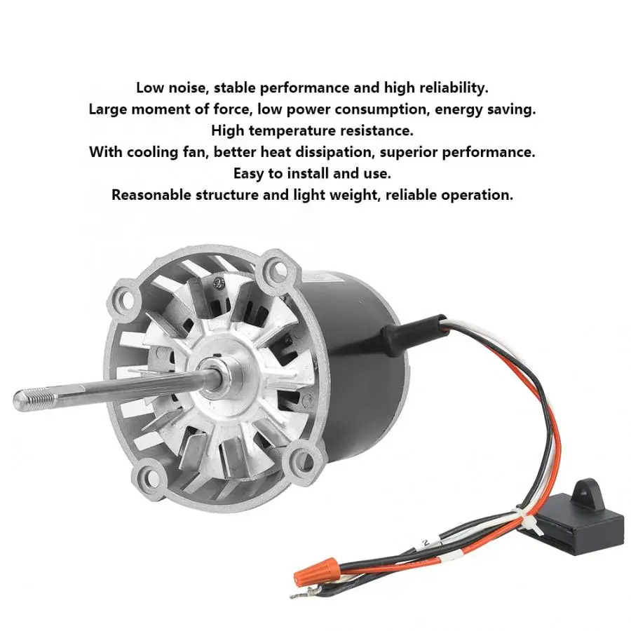 Аксессуары для двигателя 220 В 45 Вт с длинным валом и вентилятором