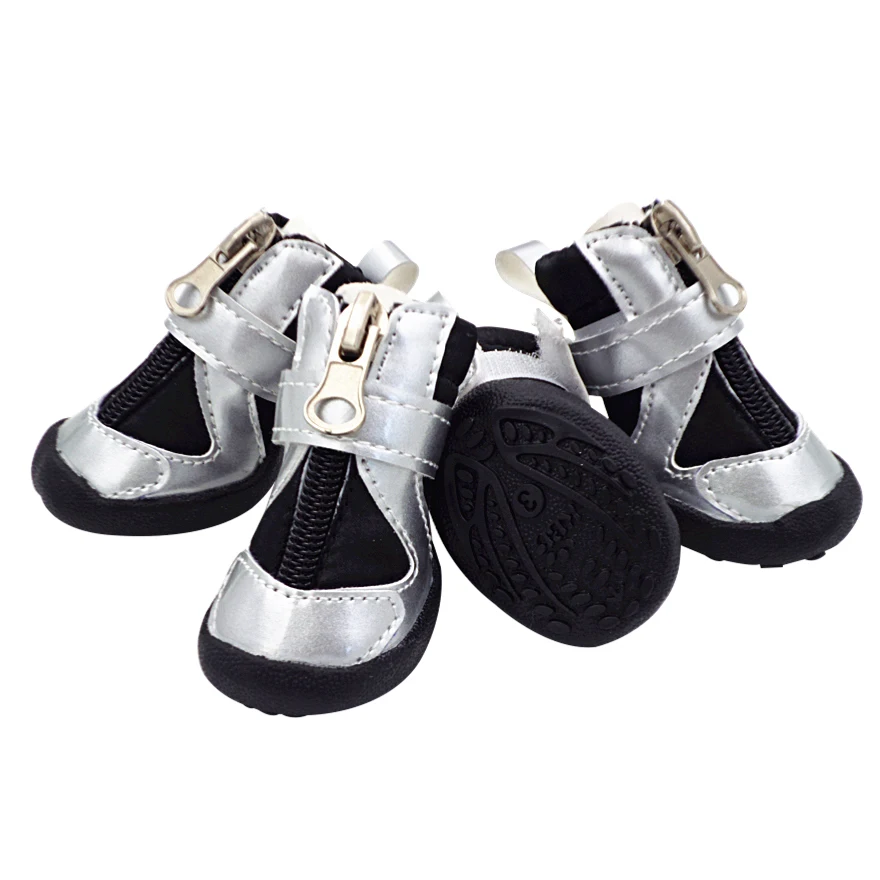 2017 обувь для домашних животных Тедди бишон Чихуахуа щенки собаки ПУ ботинки