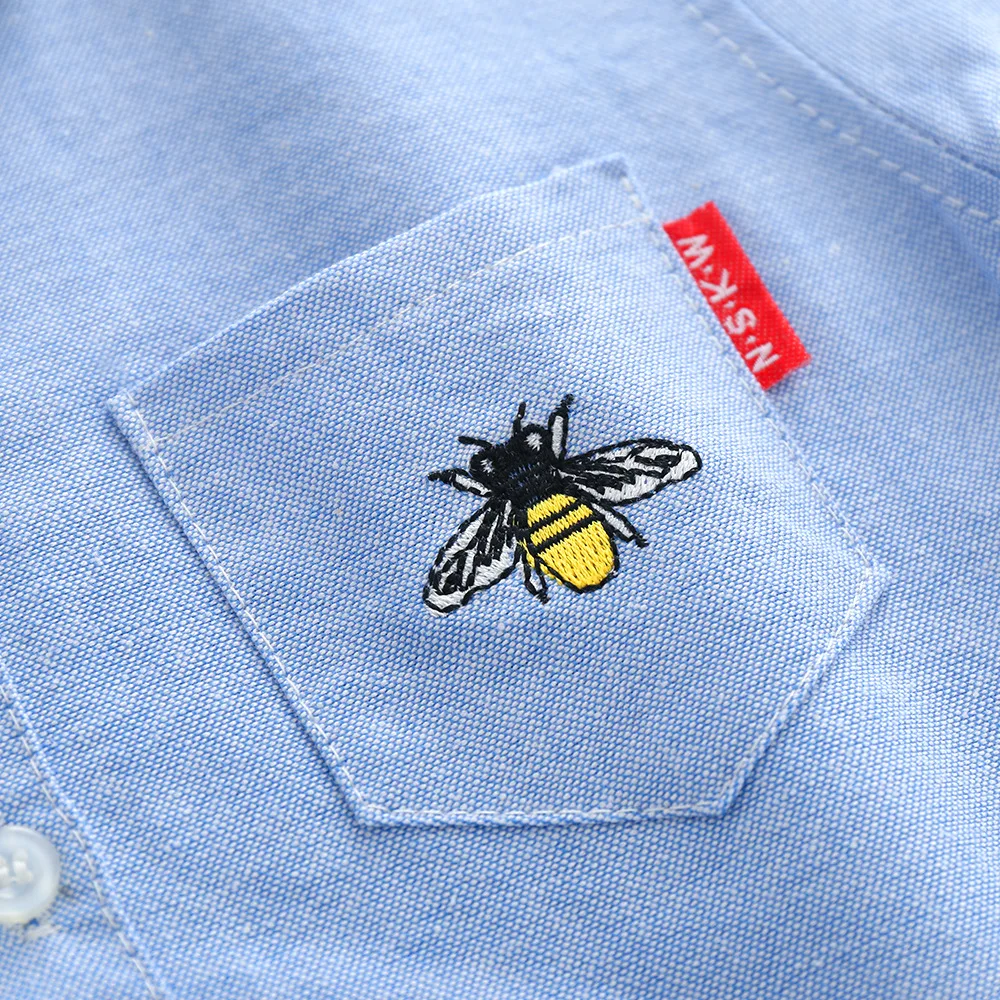 Новый 2018 весна осень брендовые хлопковые рубашки рубашка для мальчиков