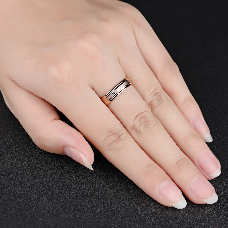 Женское Винтажное кольцо из нержавеющей стали модные кольца титана для свадьбы
