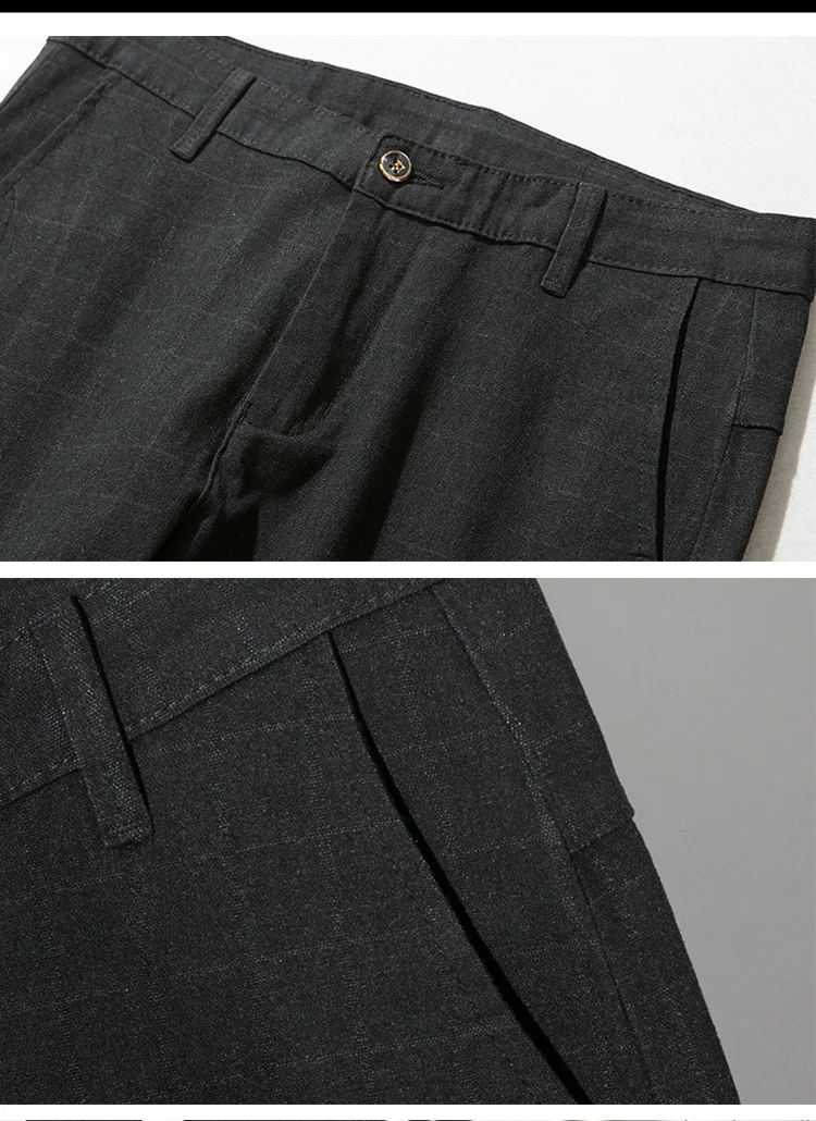 Мужские прямые брюки VOMINT Классические хлопковые полной длины весна лето