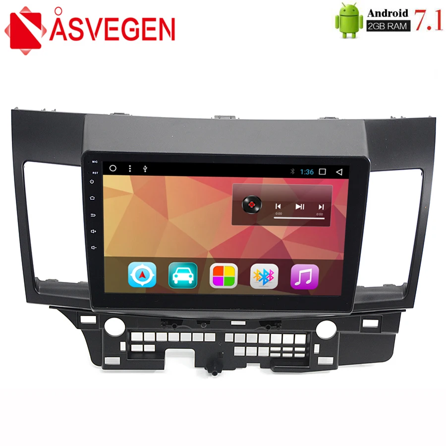 10 2 ''Android 7 1 для Mitsubishi Lancer 2008 2015 с автомобильным GPS Bluetooth Навигатором