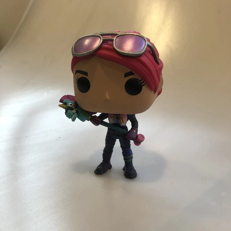 Белый Funko pop использованные игры яркий бомбардировщик, Skull Trooper, темный Вояджер, Valor винил Фигурка Коллекционная модель свободная игрушка - Цвет: Белый
