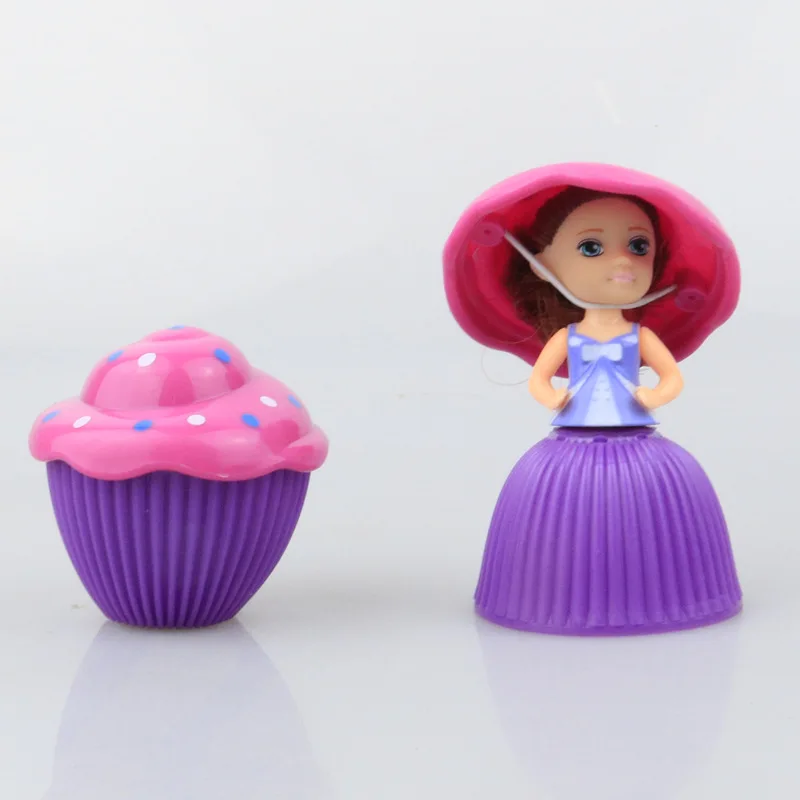 1 шт. Мини Kawaii мультфильм прекрасный кекс принцесса кукла трансформированная