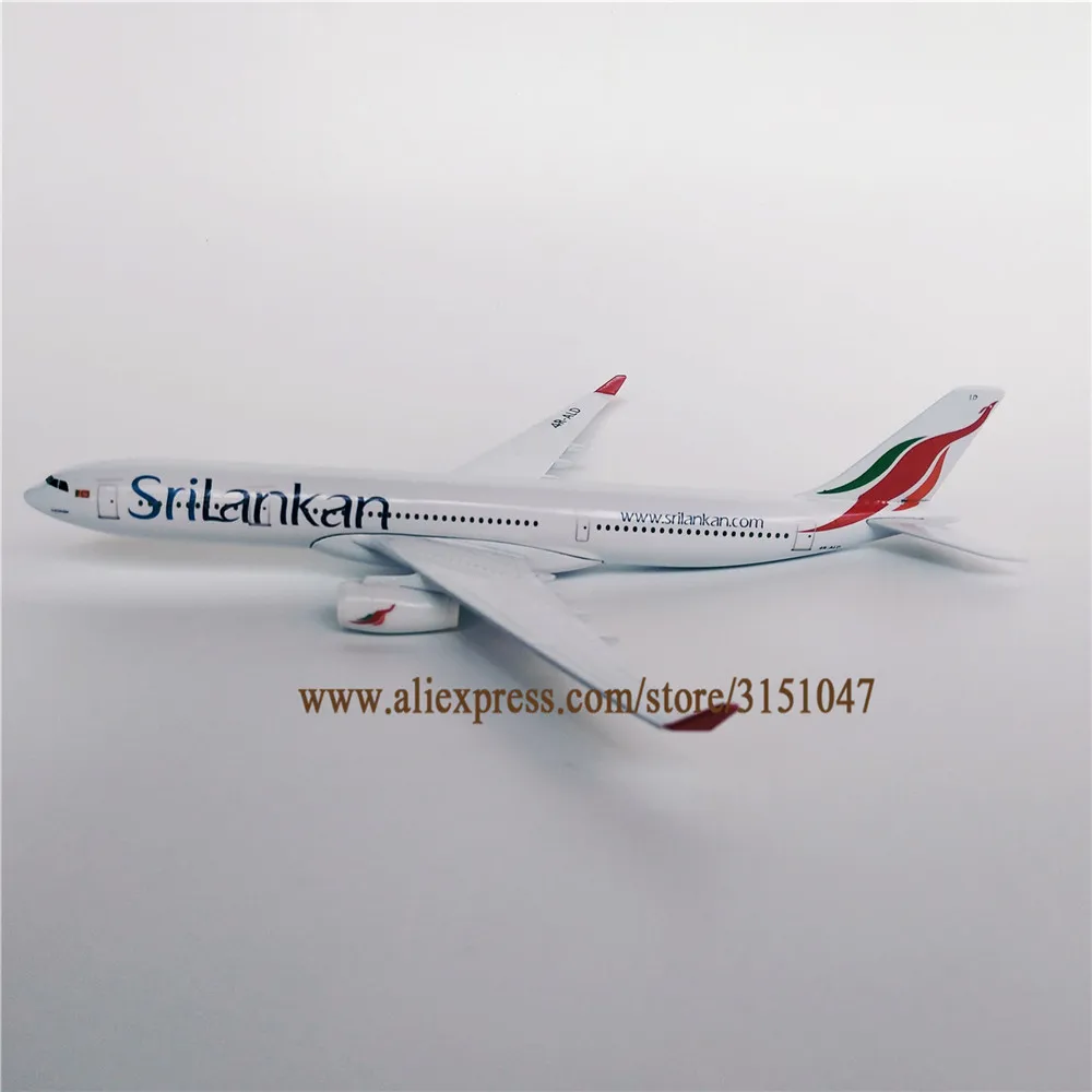 20 см воздуха Srilankan Airlines Аэробус 330 A330 Воздушный самолет модель сплав металла