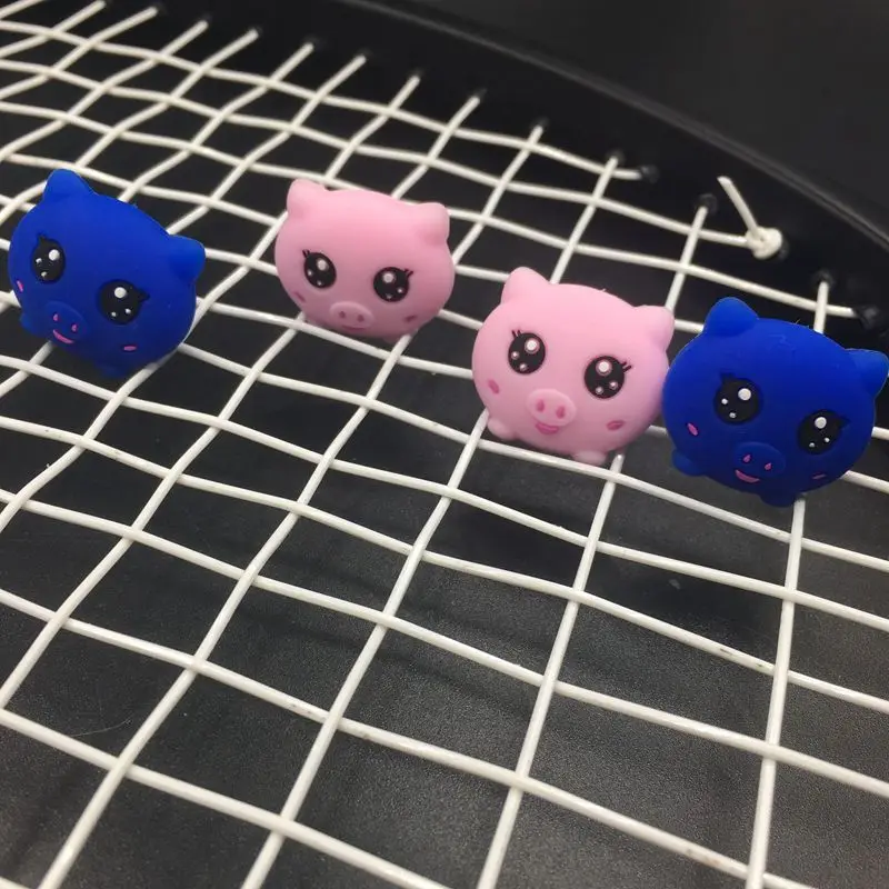 1 шт. розничная cuties свинья Теннисный амортизатор для уменьшения Tenis Вибрация ракетки Амортизаторы