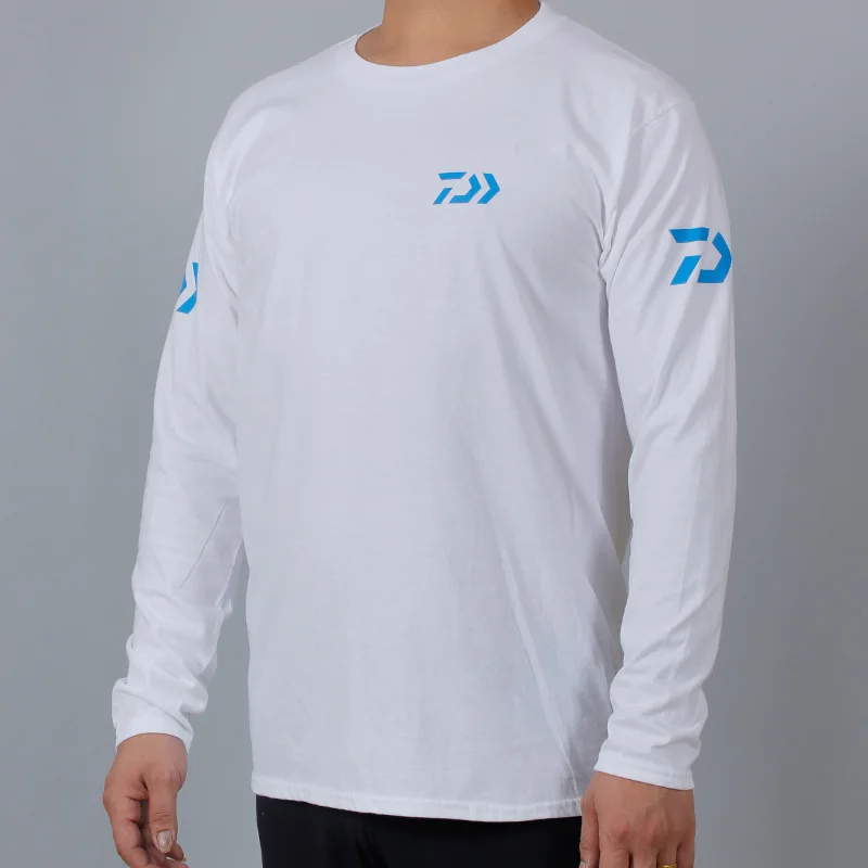 Daiwa осенне зимняя спортивная одежда для рыбалки на открытом воздухе футболка с
