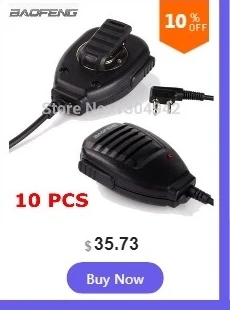 Baofeng микрофон динамик микрофон для двухстороннего радио Kenwood BAOFENG UV-5R 5RA 5RE Plus портативная рация аксессуары
