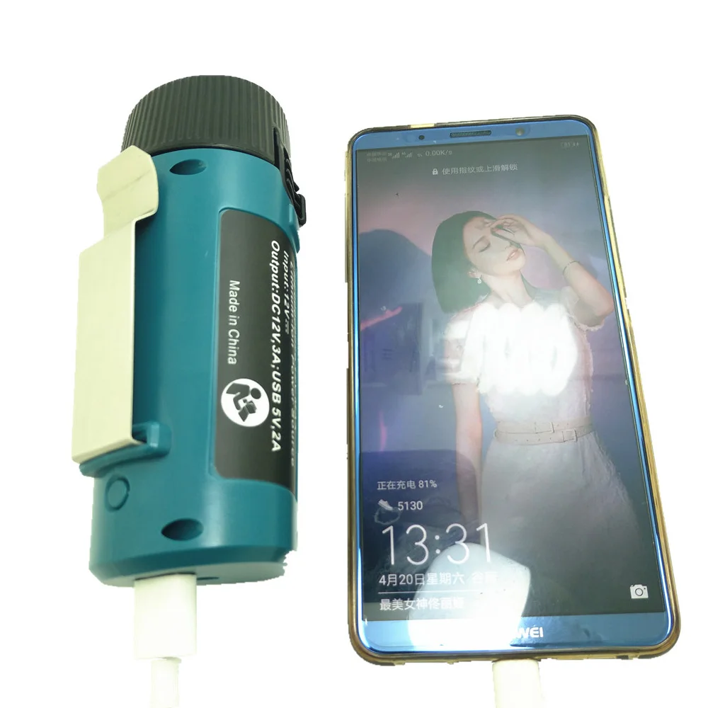 Зарядный usb адаптер для Makita 10 8 В/12 В BL1013 литий ионный аккумулятор зимняя ткань