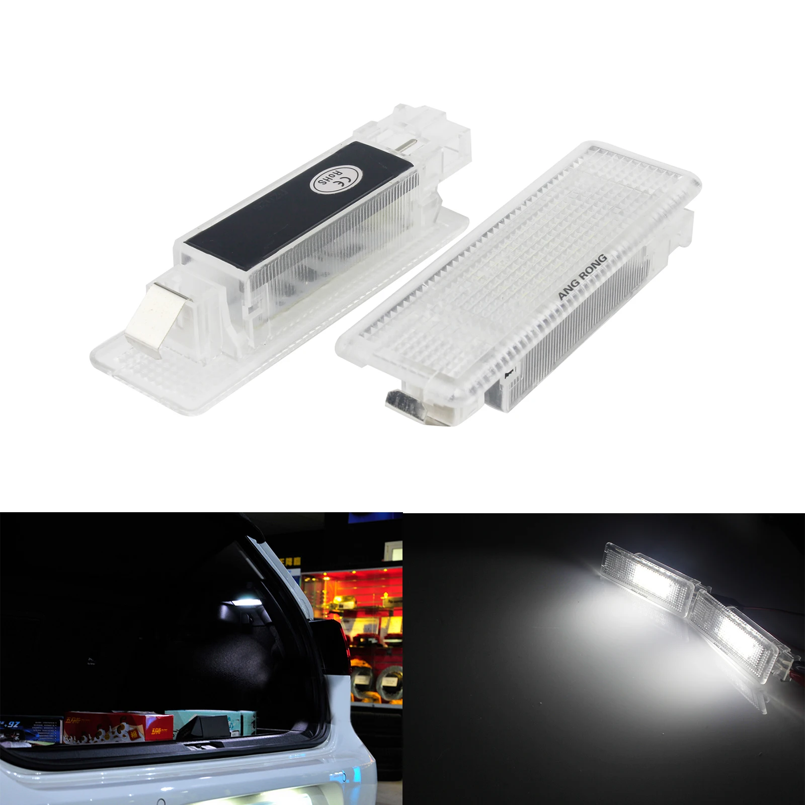 

ANGRONG LED Luggage Trunk Boot Interior Light For VW Caddy Eos Golf Passat CC Scirocco Jetta