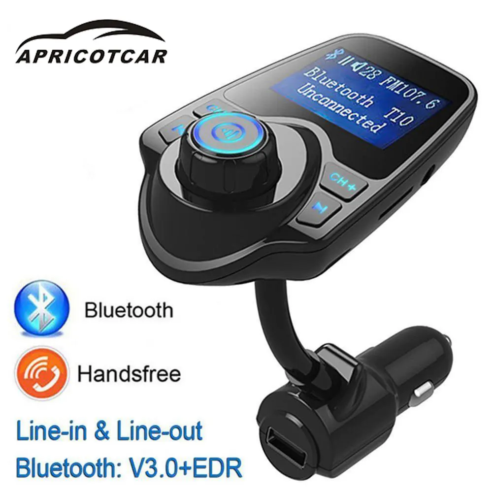 1 44 &quotДисплей Беспроводной Bluetooth Handsfree Car Kit fm передатчик адаптер аудио MP3