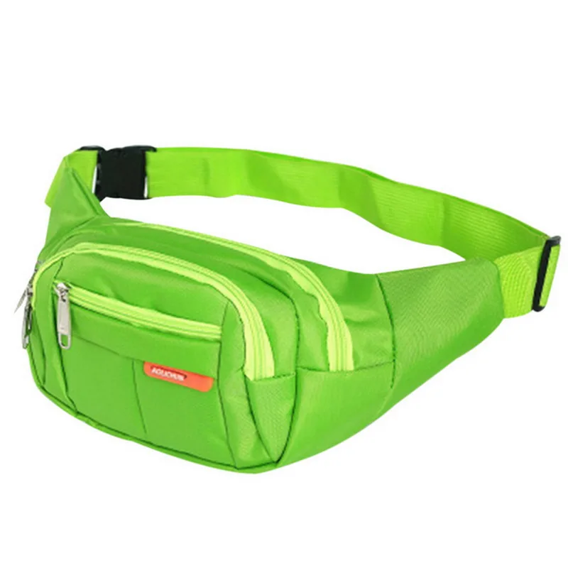 Зеленый Bumbags наружная поясная сумка для бега пешего туризма Спортивная дорожная сумка - Цвет: Зеленый