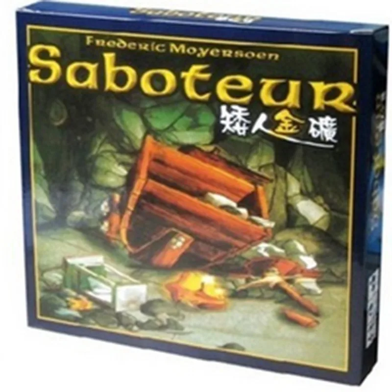 Настольная игра Saboteur 1 + 2 версия/версия Saboteur1 смешная настольная с инструкциями на