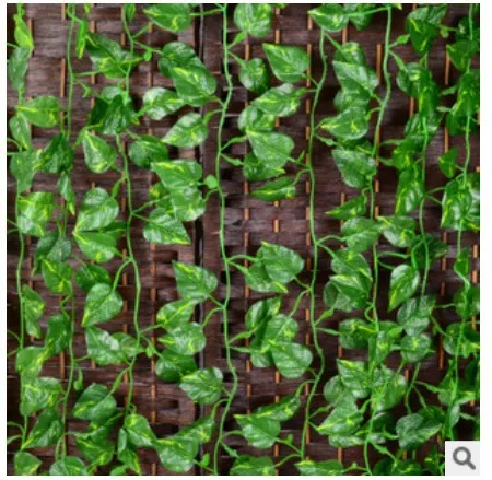 Искусственные листья из ротанга 6 шт./Лот 200 см|artificial vine|leaves for decorationartificial vine leaves |