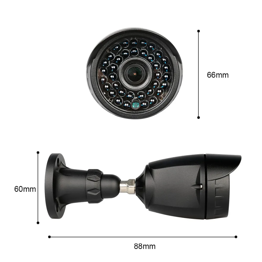 Камера видеонаблюдения Techage 8 каналов 1080P AHD водонепроницаемая инфракрасная с