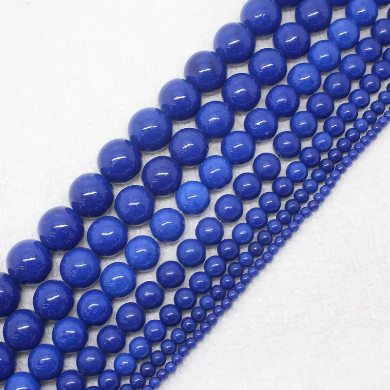 Мини. Заказ составляет $7! Круглые бусины из голубого снежного нефрита 2 14 мм