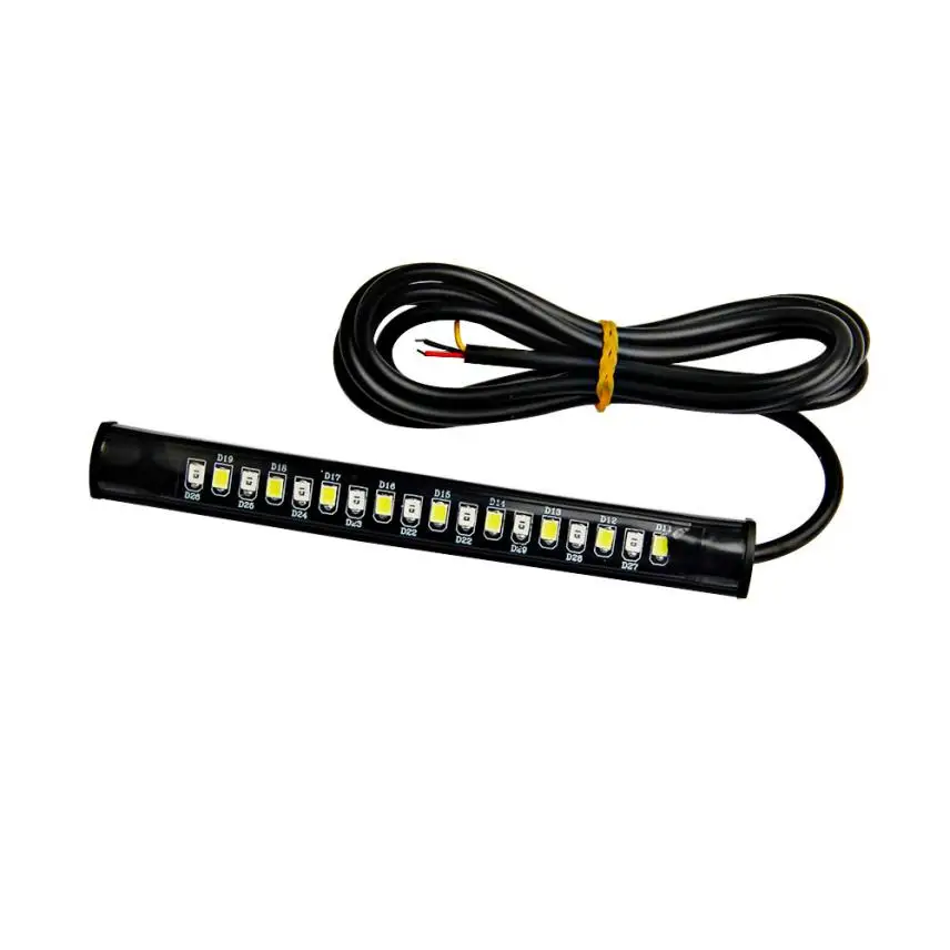 KAKUDER мотоциклетный светильник с поворотным сигналом Универсальный гибкий 18 LED Moto