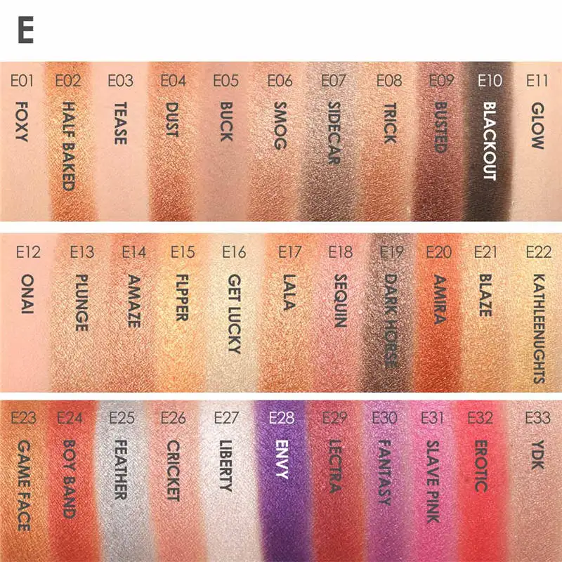 FOCALLURE 33 Color3 тени для век макияж вечерние Shimmer Палитра теней Косметика макияжа Тени