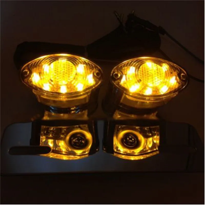 Светодиодный стоп сигнал для мотоцикла лампа номерного знака Harley Sportster 1200 XL883 Dyna