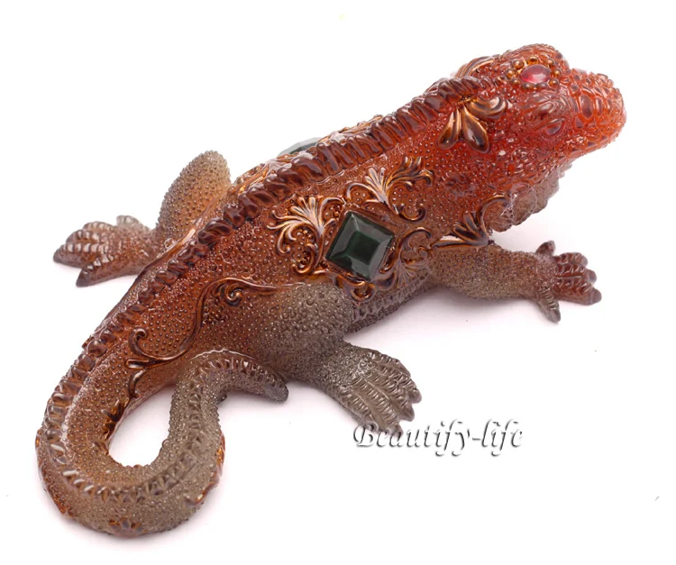 Allochroic талисман желтый хамелеон орнамент чай питомца изменит цвет новые подарки